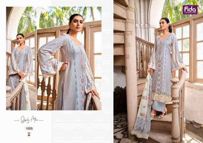 Ruhi By Fida Digital Printed Karachi Cotton Dress Material Wholesale Market In Surat